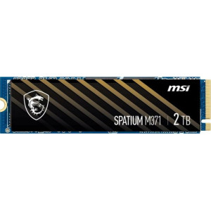 Накопитель SSD 2TB MSI Spatium M371 M.2 2280 PCIe 4.0 x4 NVMe 3D NAND TLC (S78-440Q450-P83)