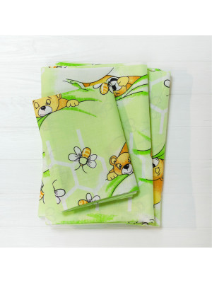 Детское постельное белье для младенцев Вилюта ранфорс - 7823 зеленое