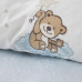 Дитячий набір у ліжечко для немовлят Karaca Home - Bear Star mavi (5 предметів)