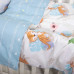 Дитяча постільна білизна для немовлят Вілюта сатин твіл — 637 на гумці