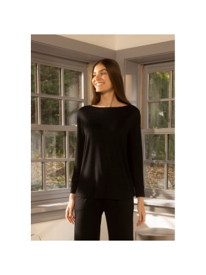 Хатній одяг футболка long sleeve Penelope — Baily siyah чорний XL