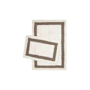 Набір килимків Irya - Liberte beyaz білий 60*90+40*60