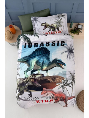 Постельное белье First Choice ранфорс Digital Exclusive - Jurassic подростковое