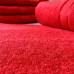 Полотенце махровое Fadolli Ricci - Красное 50*90 (400 г/м²)