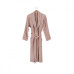 Набор халат с полотенцем Karaca Home - Valeria Rose-Gold 2020-2 розовый-золотой (S/M+L/XL+50*70)