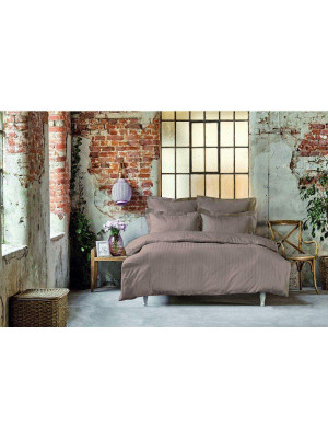 Комплект постельного белья Karaca Home сатин - Charm bold a.murdum светло-фиолетовый евро