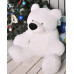 Мягкая игрушка - медведь сидячий Бублик 150 см белый
