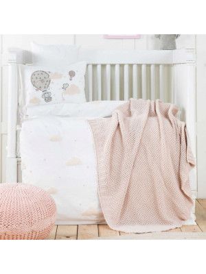 Дитячий набір у ліжечко для немовлят Karaca Home - Elephant Sky pembe (5 предметів)