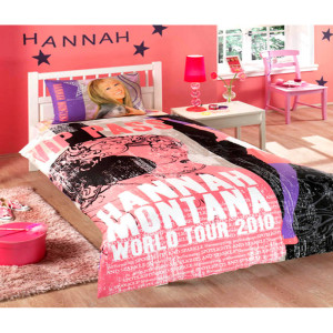 Постільна білизна Tac Disney - Hannah Montana Star двостороння підліткова