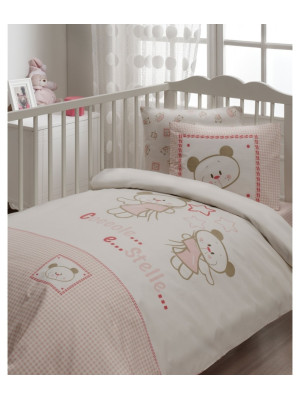 Детское постельное белье для младенцев Karaca Home - Stelle ранфорс