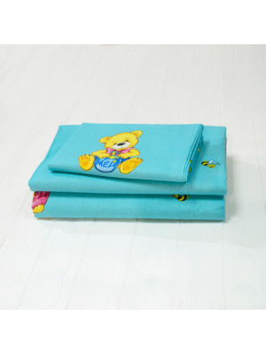 Детское постельное белье для младенцев Вилюта ранфорс - 6112 голубой