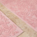 Набір килимків Karaca Home - Kelly Flower pudra пудра 50*80+50*40