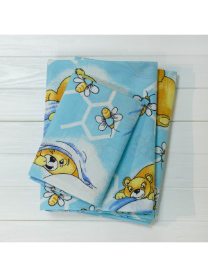 Детское постельное белье для младенцев Вилюта ранфорс - 7823 голубое