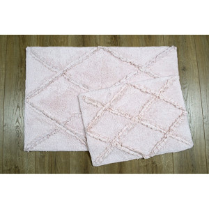 Набір килимків Irya - Nadia pembe рожевий 60*90+40*60