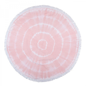 Полотенце Barine Pestemal - Swirl Roundie 150*150 Flamingo