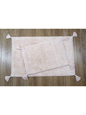 Набор ковриков Irya - Angel pembe розовый 60*90+40*60
