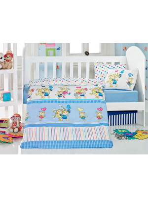 Детское постельное белье для младенцев Eponj Home - Pitircik Mavi