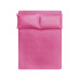 Простынь Elit premium ранфорс - Ярко-розовый 160*200+25 на резинке
