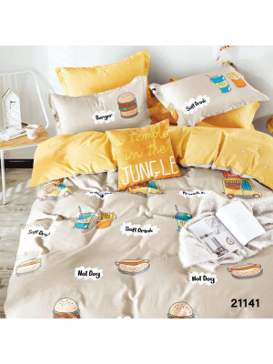 Комплект постельного белья двуспальный Вилюта ранфорс 21141
