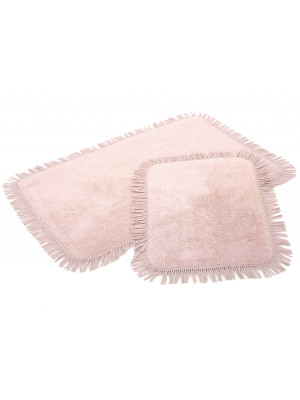 Набір килимків для ванної Irya - Axis pembe рожевий 60*90+40*60