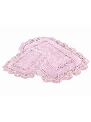 Набор ковриков Irya - Anita pembe розовый 60*90+40*60