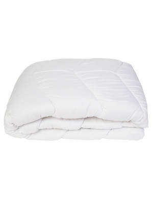 Одеяло антиаллергенное стеганное Vladi - Зиг-заг белое 170*210 двуспальное (300 гр/м2)