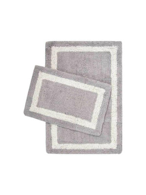 Набір килимків Irya - Liberte gri сірий 60*90+40*60