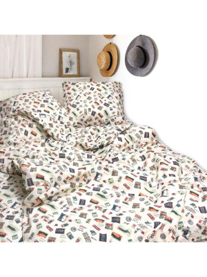 Комплект постельного белья Вилюта ранфорс - 20125 двуспальный