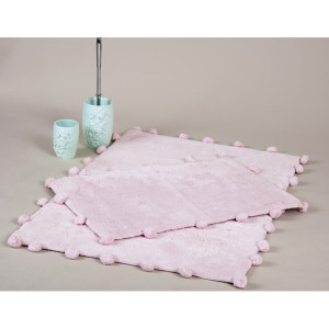 Набір килимків для ванної Irya - Alya pembe рожевий 60*90+40*60