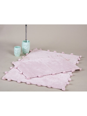 Набор ковриков для ванной Irya - Alya pembe розовый 60*90+40*60