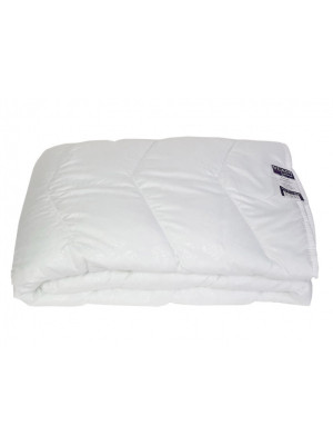 Одеяло антиаллергенное стеганное Vladi - Зиг-заг белое облегченное 170*210 двуспальное (200 гр/м2)