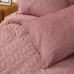 Покривало з наволочками Karaca Home - Pamela gul kurusu рожевий 230*250 євро