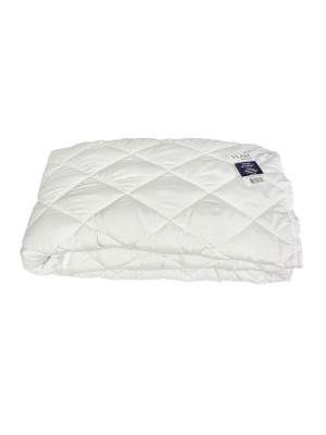 Одеяло антиаллергенное стеганное Vladi - Ромб белое облегченное 170*210 двуспальное (200 гр/м2)
