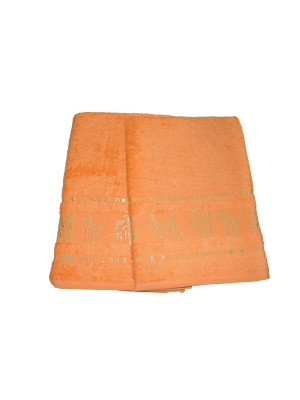 Набор полотенец Gursan Bamboo - Оранжевый (50*90 + 70*140) ПВХ