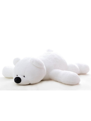М'яка іграшка - ведмідь лежачий Умка 100 см білий