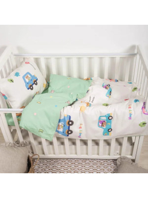 Детское постельное белье для младенцев Вилюта сатин твил - 638 на резинке