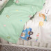 Дитяча постільна білизна для немовлят Віллюта сатин твіл — 638 на гумці