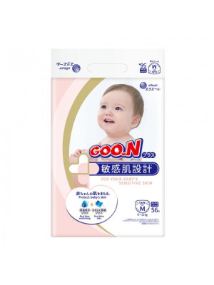 Підгузки Goo.N Plus для дітей (М, 6-11 кг, 56 шт)